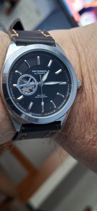 PATERSON automatic ceas de mînă bărbătesc cu curea din piele