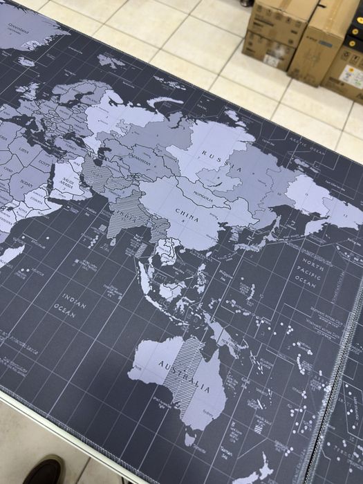 Коврик Kovrik Big map 100x50 3mm Новый Yangi Коврик для ноутбук и комп