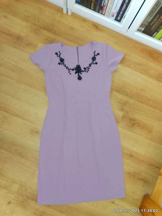 Set rochie+blazer stofa ocazie L facut la comanda