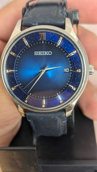 Ceas Seiko Eternal Blue Limited Edition Titanium Sapphire Solar Selection SBPX141 V157-0DK0