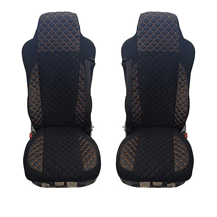 Калъфи за седалки за Мерцедес Mercedes Actros до 2014+ от кожа и велур