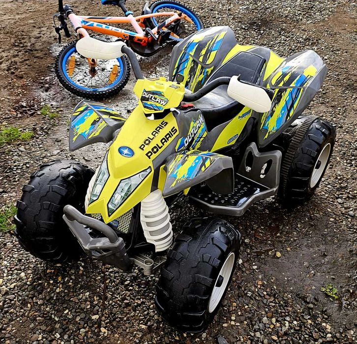 ATV electric  Peg Perego Polaris pentru copii