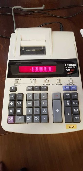 Calculator de birou cu banda - Canon MP 1211-LTS