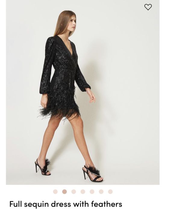 Rochie paiete si pene TWINSET