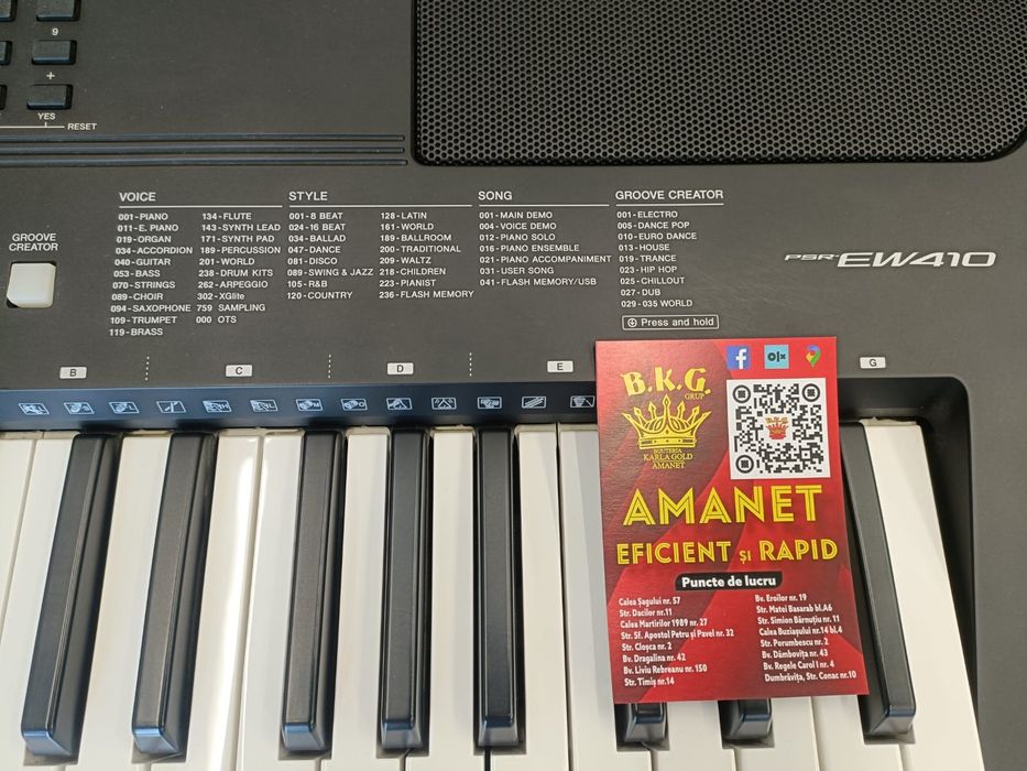 Orga Yamaha Amanet BKG