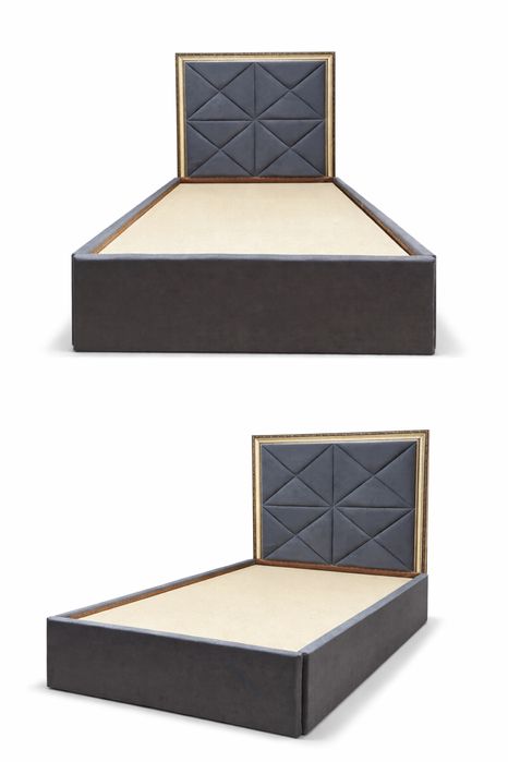 Кровать с мягким изголовьем !