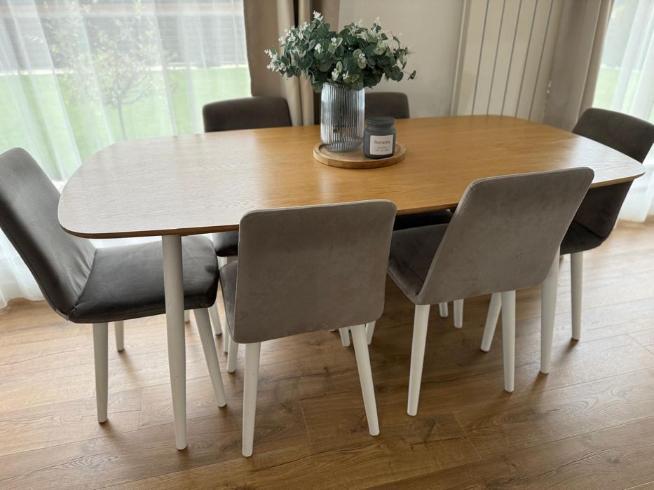 Masa și 6 scaune Dalin