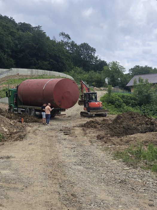 Rezervor metalic bazin fosa septică rezervoare metal 15mc 30mc 42mc 50mc