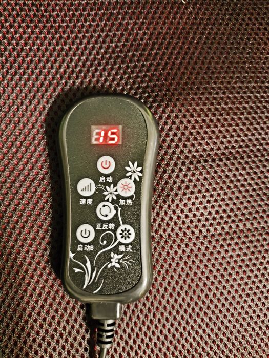 Масажор облегалка за целия гръб и врат и вибрираща седалка