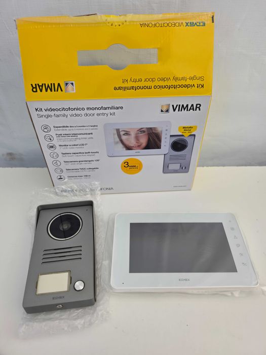 Set videointerfon VIMAR Elvox K40910 cu monitor LCD 7 inch