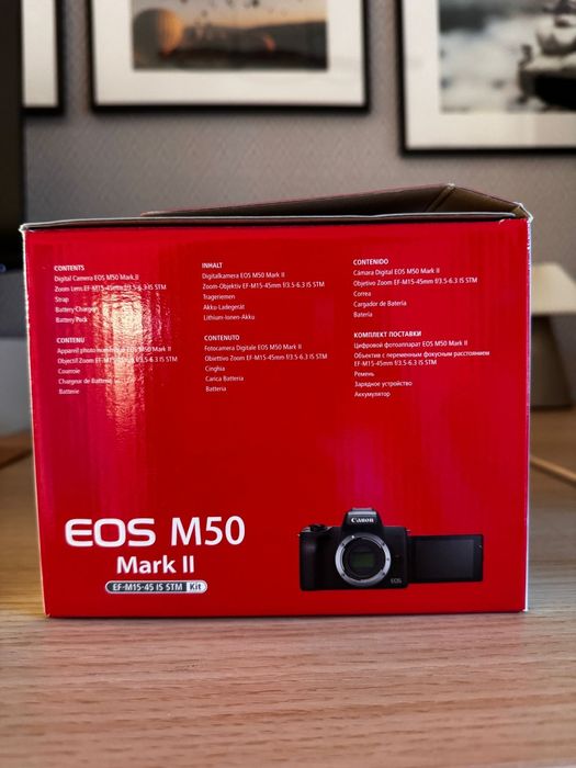 Canon EOS M50 Mark II – aproape nou + geanta cadou