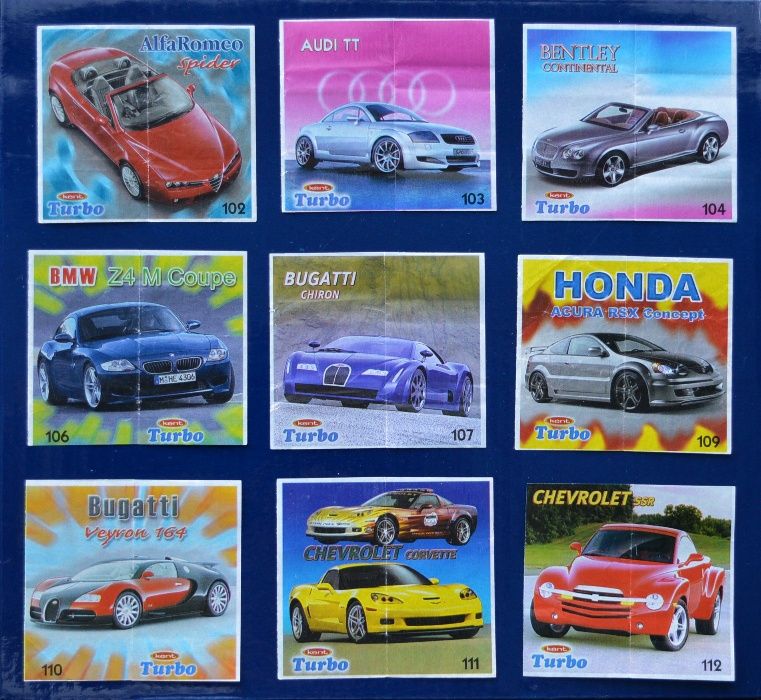 Картинки с коли от дъвки Турбо и други