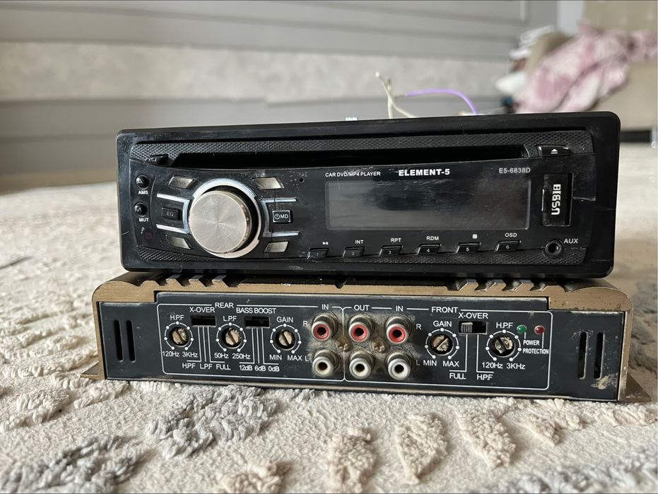 Kenwood парымен,савбуфер усилительімен