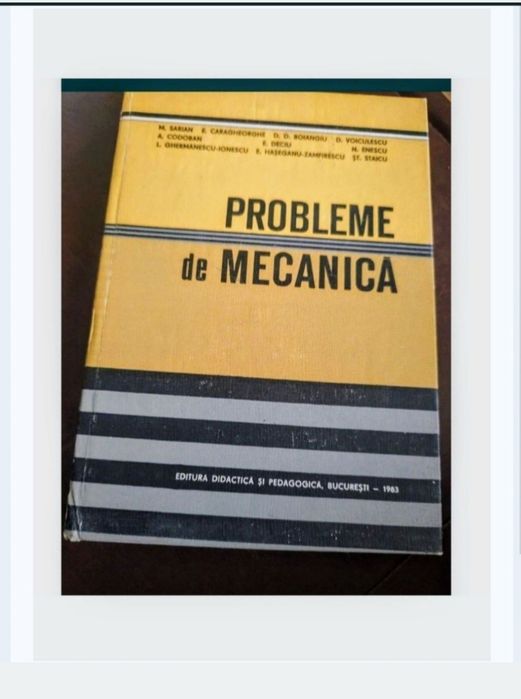 Probleme de mecanica
