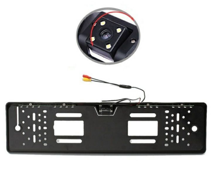 Рамка с камера 4 LED за регистрационен номер