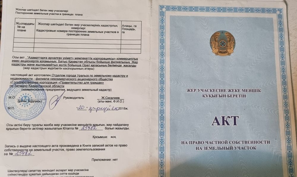 Мяскомбинат  жер телімі