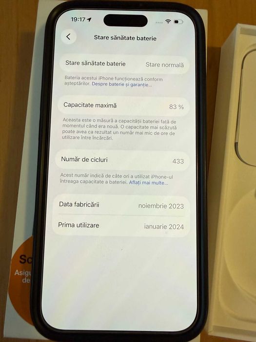 Vand Iphone 15 Black 128GB