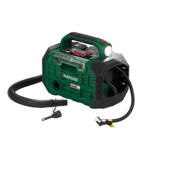 Нов Акумулаторен Компресор и Въздушна Помпа Parkside 20V.