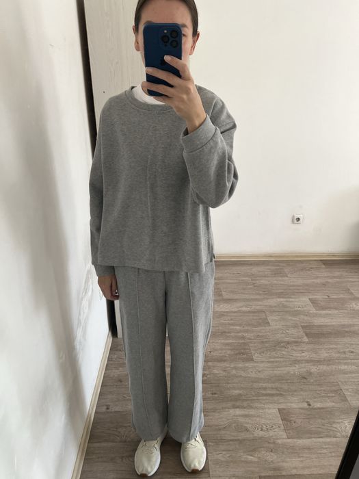 Костюм серый теплый