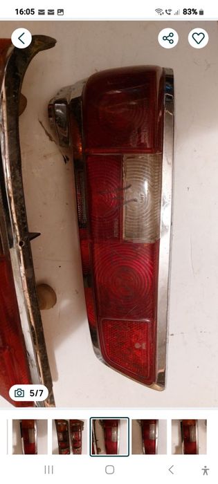 lampa stop Mercedes w110 w111
