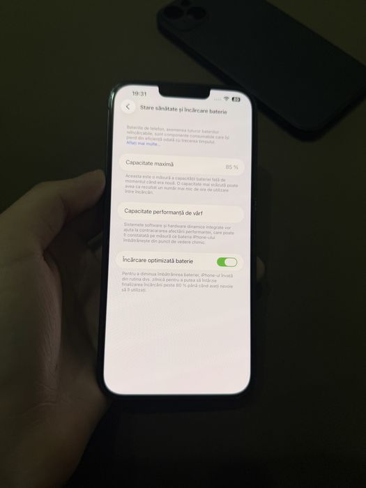 Vand iPhone 14 Plus negru 85% bateria