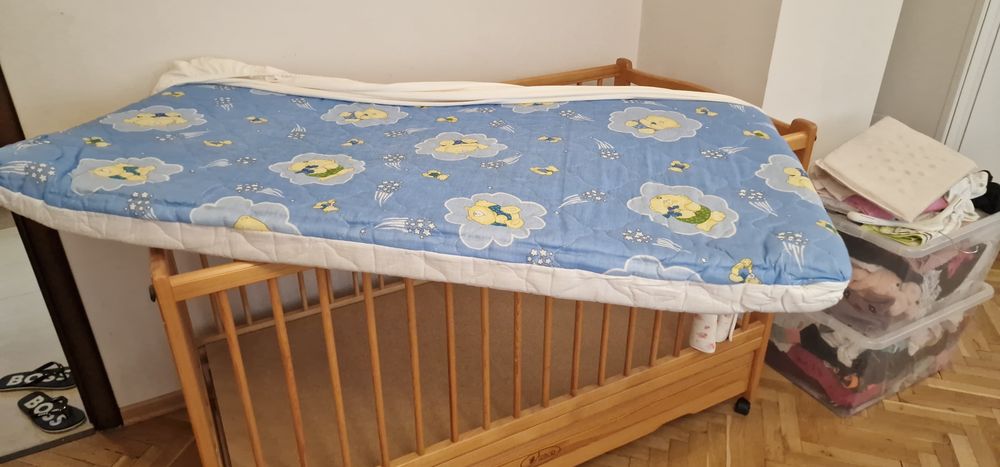 Детско креватче на колелца