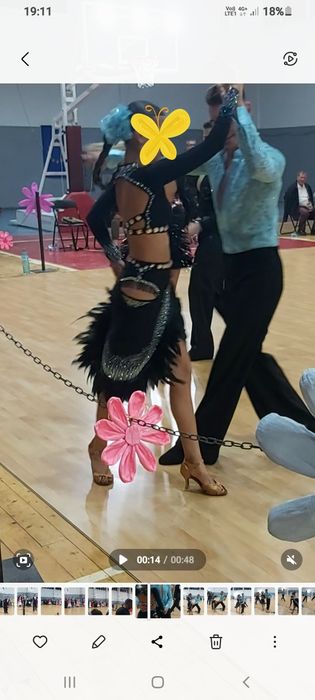 Рокля за спортни танци -по договаряне