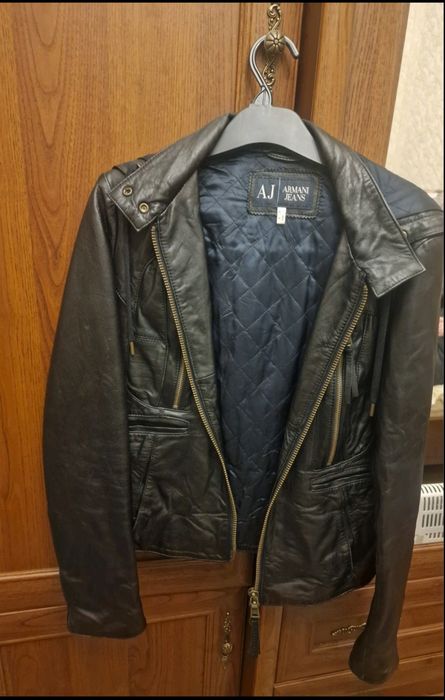 Кожено яке Armani Jeans