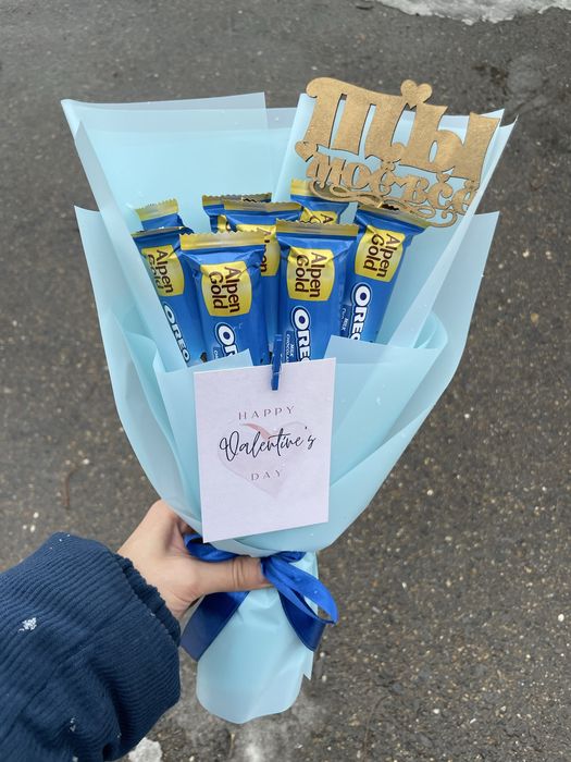 Букет из альпенгольда&орео 9100 т