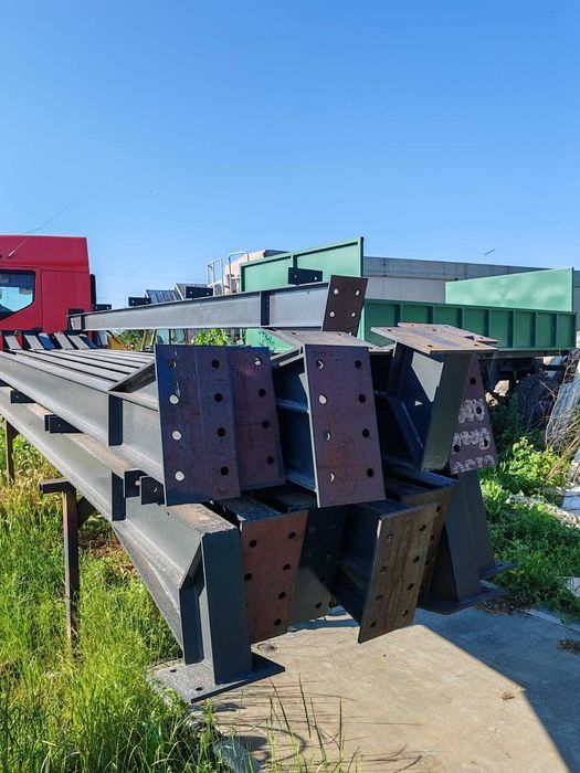 structura noua,din stoc (schelet) hala metalica europrofile 25x12x4.5