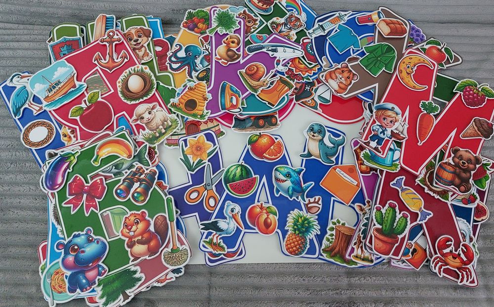 Алфавит 3D со съёмными деталями