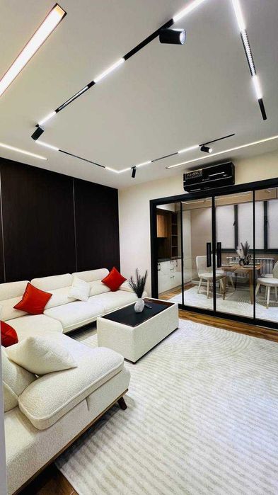 3-комнатная квартира 74 м² | Ойбек | Евро ремонт | С мебелью