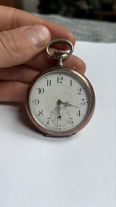 Ceas de buzunar Remontoir Cylindre 10 Rubis – semnat Liviu Rebreanu