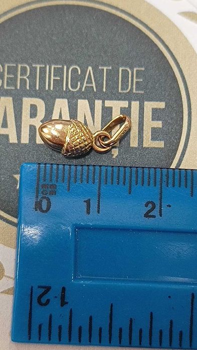 (Ag24 Harlau B.44858.1) Pandantiv aur 18K 0.70gr - Garantie 2 ani!