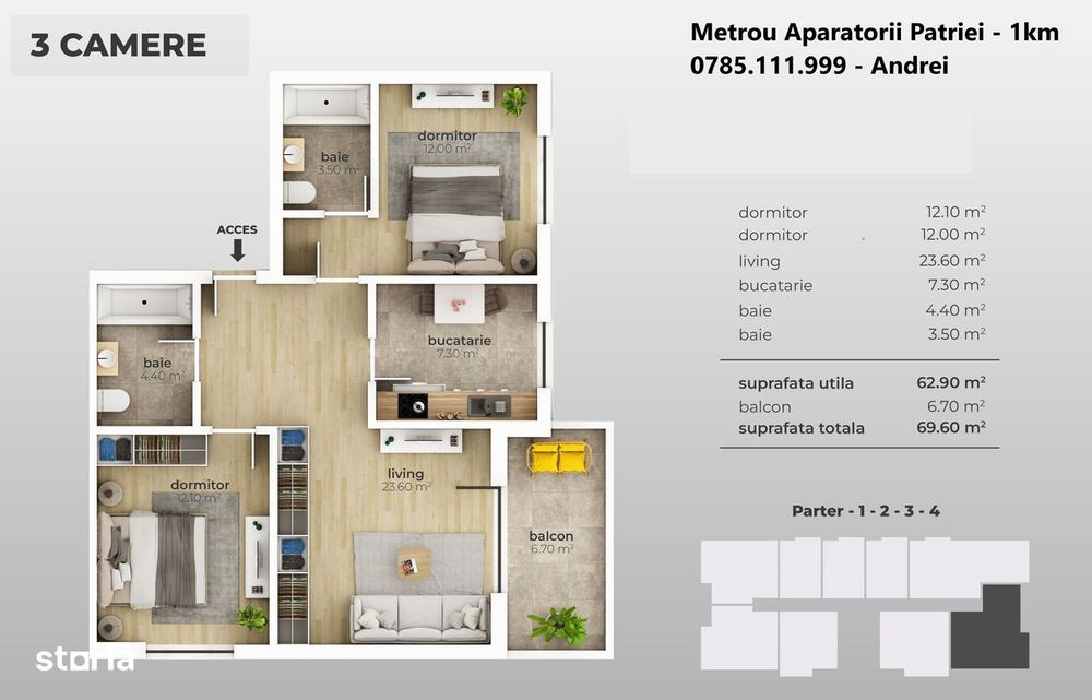 Metrou Aparatorii Patriei studio 49mp