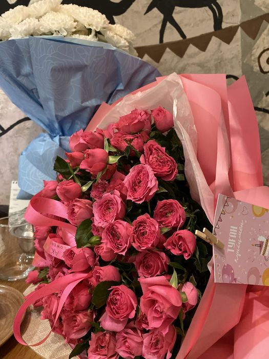 Свежие цветы обьемные дорогие