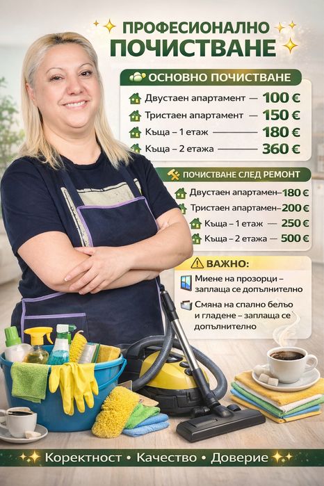 Почистване  на домове