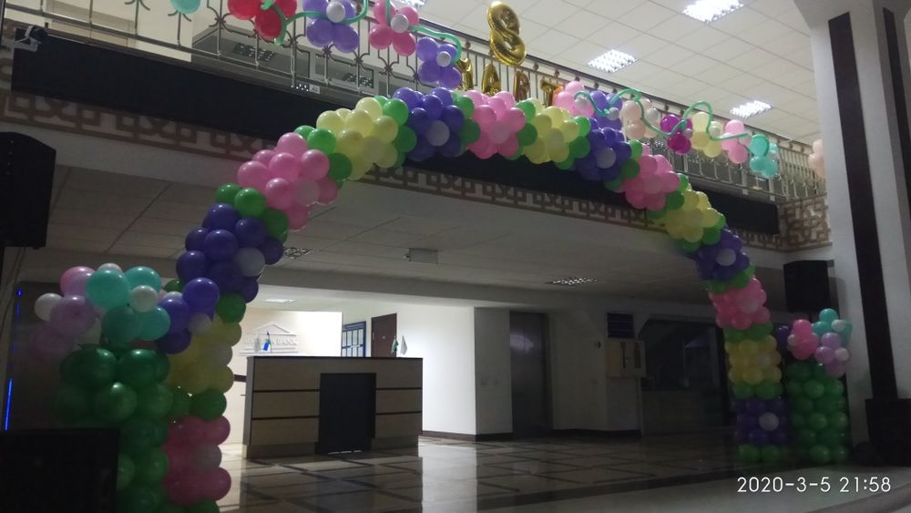 Оформление шарами