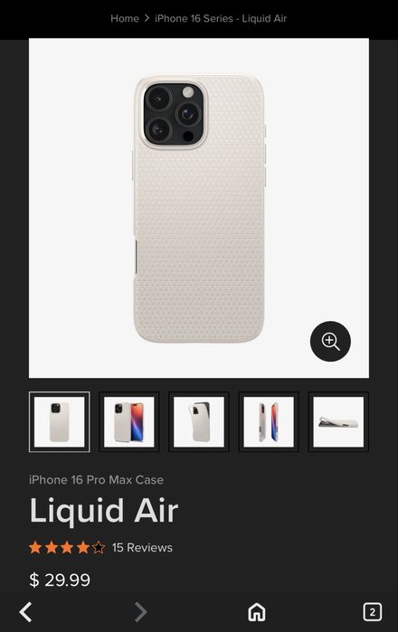 Чехол Spigen Iphone 16 Pro