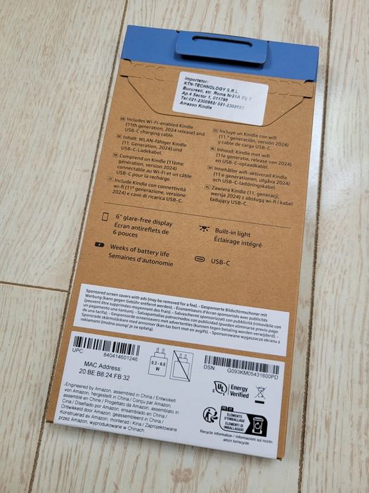 eBook Reader Amazon Kindle 2024