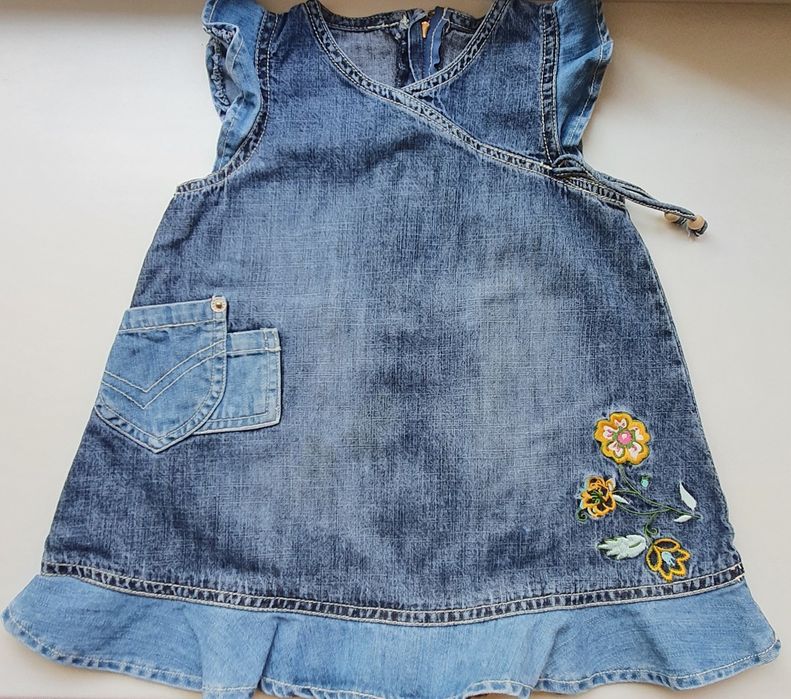 Детский джинсовый сарафан