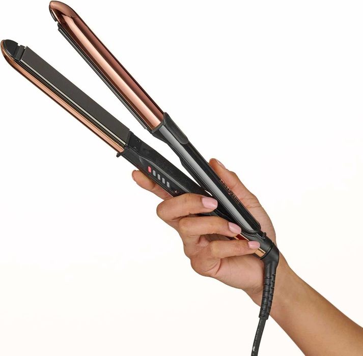 Преса за коса BaByliss Straight And Curl Brilliance - титаниеви плочи, ST482E