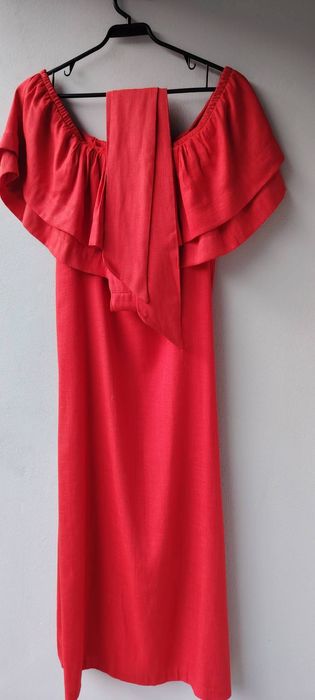 Rochie culoare vibrantă, bumbac