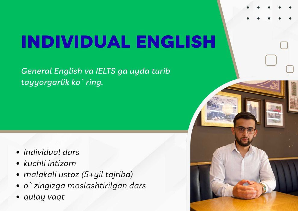 Online Ingliz tili va IELTS. Biz uchun sifat muhim!