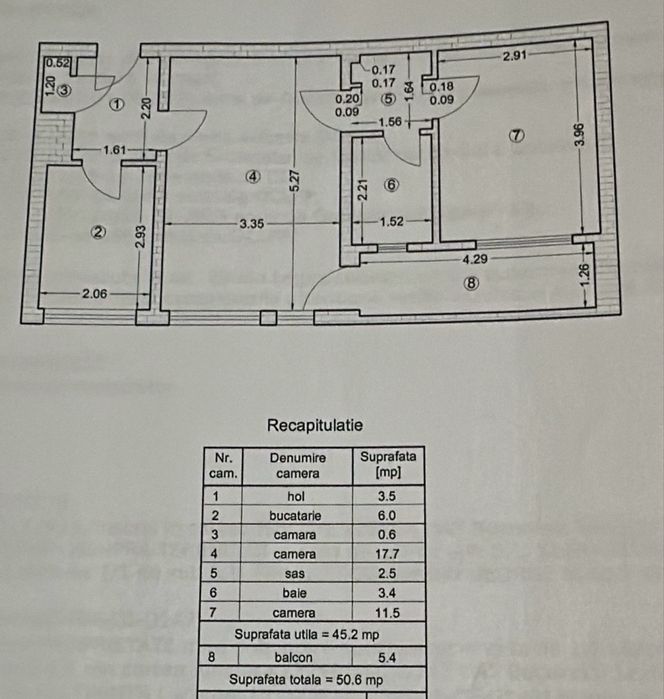 Apartament 2 camere Piata Gorjului