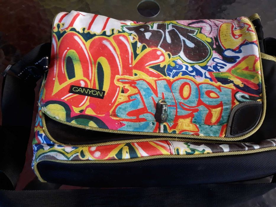 Geanta laptop vesela pentru o doamna sau domnisoara , marca Canyon