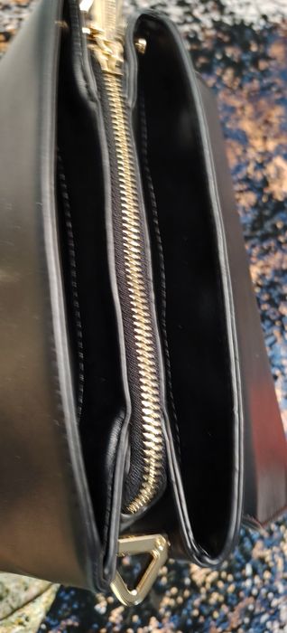 Rucsac Valentino, negru, piele ecologica