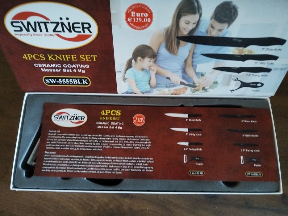 Ножове Switzner от 4 части