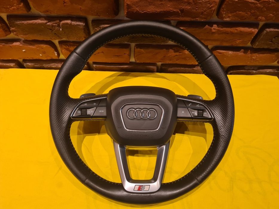 Volan  Audi S-Line cu Airbag și Padele – Q5 Q7 Q8 A4 A5 A6 A8 (2017+)
