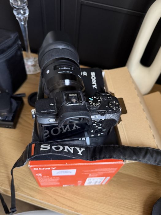 Sony A7 II Full Frame + Sigma 35mm F1.4 Art + Godox - pachet complet